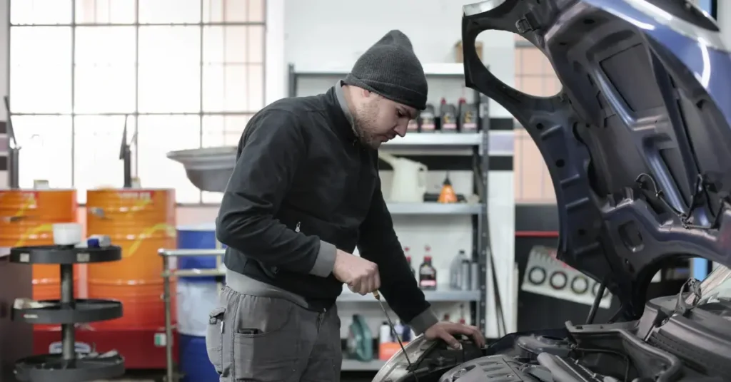 Mot test inspection
